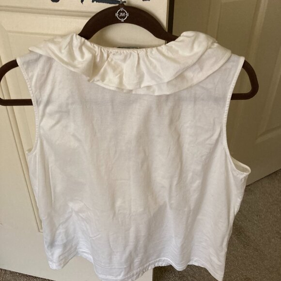 White Ruffled Blouse by Ralph Lauren - Picture 4 of 5